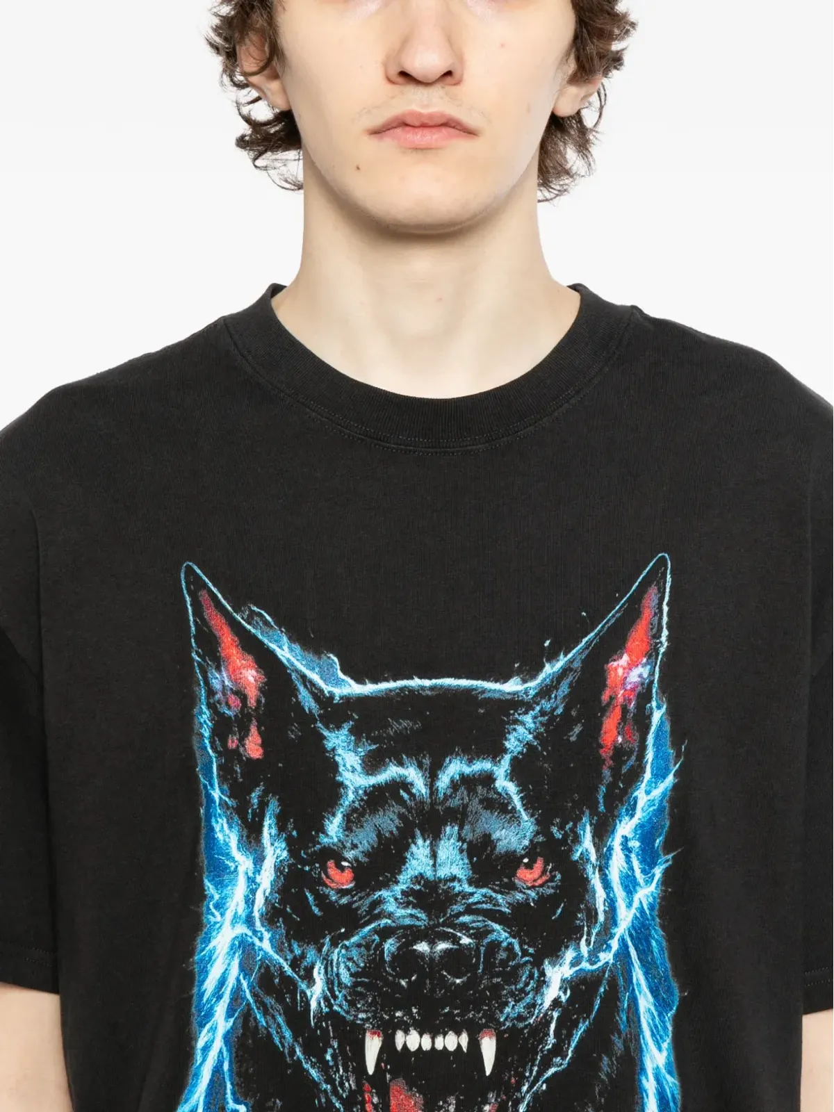 Melt 犬のグラフィックTシャツ - 画像5