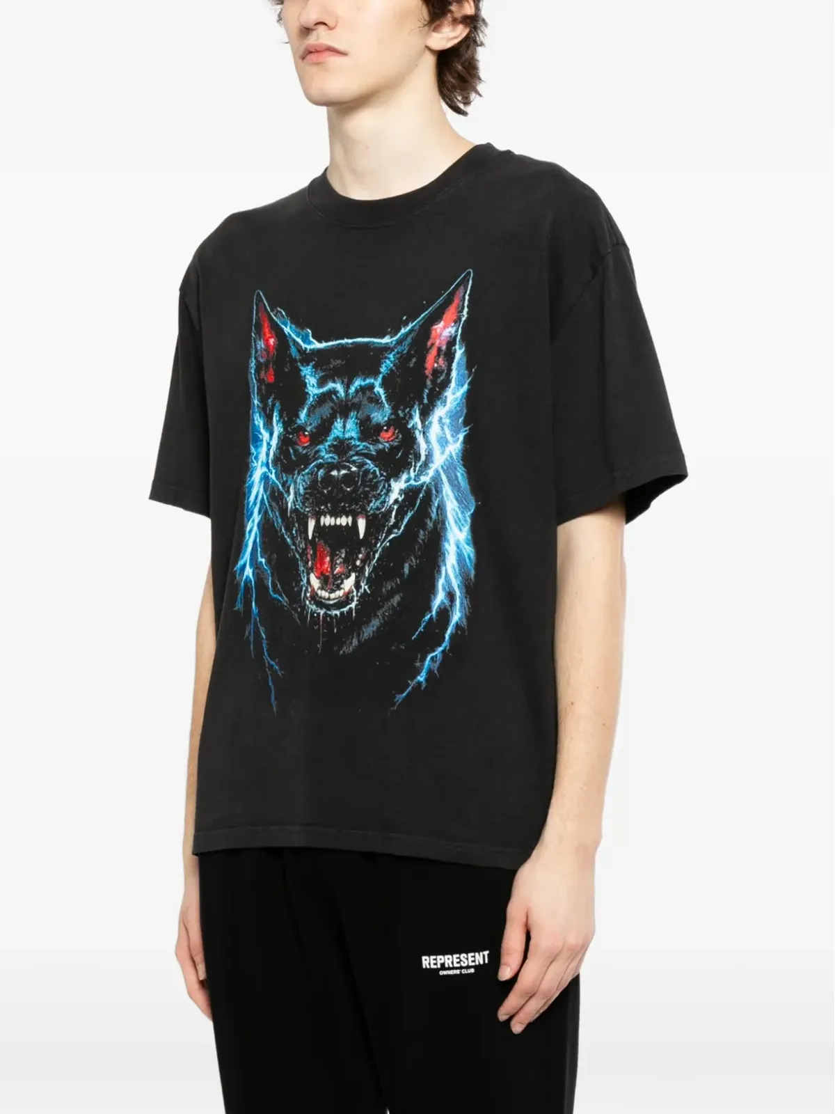 Melt 犬のグラフィックTシャツ - 画像3