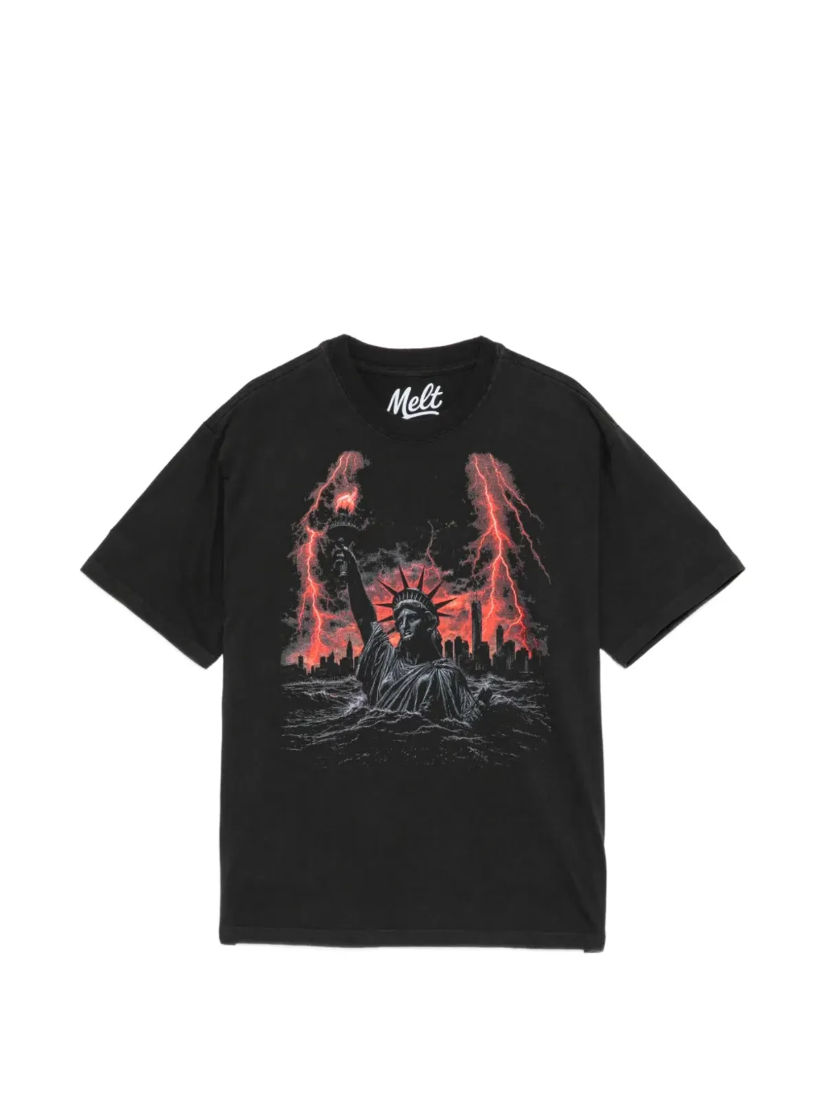 Melt スタチューグラフィックTシャツ - 画像1