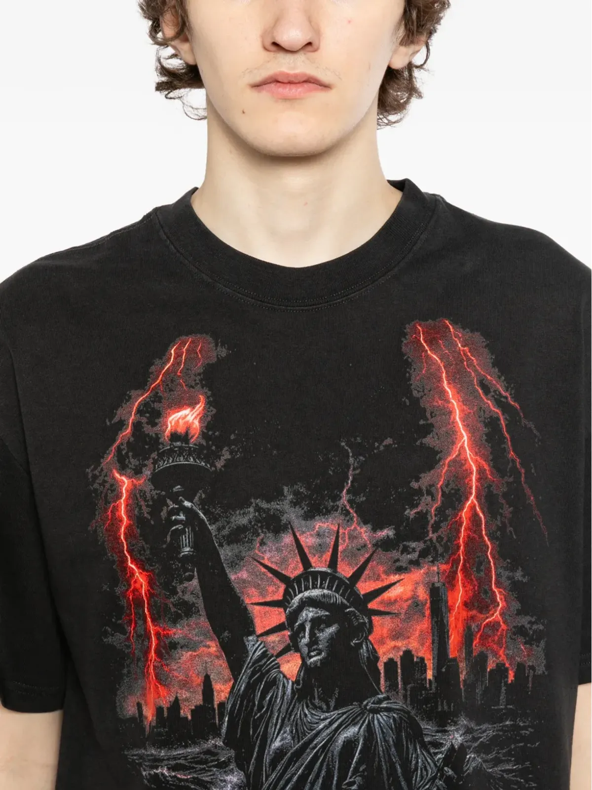 Melt スタチューグラフィックTシャツ - 画像5