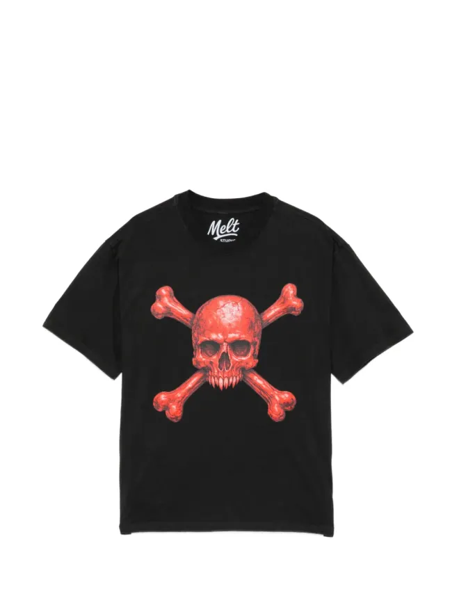 Melt Melt スカルボーンプリントTシャツの商品画像