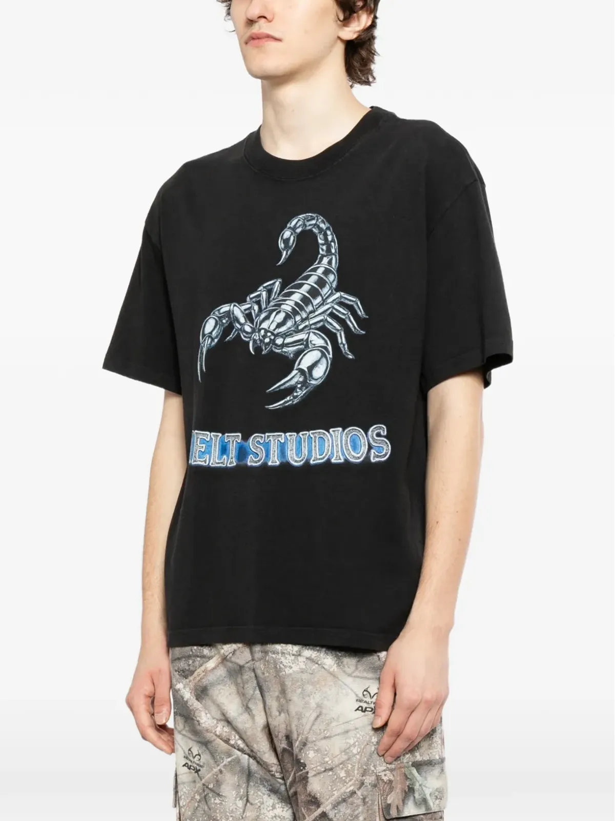 Melt サソリ柄プリントTシャツ - 画像3