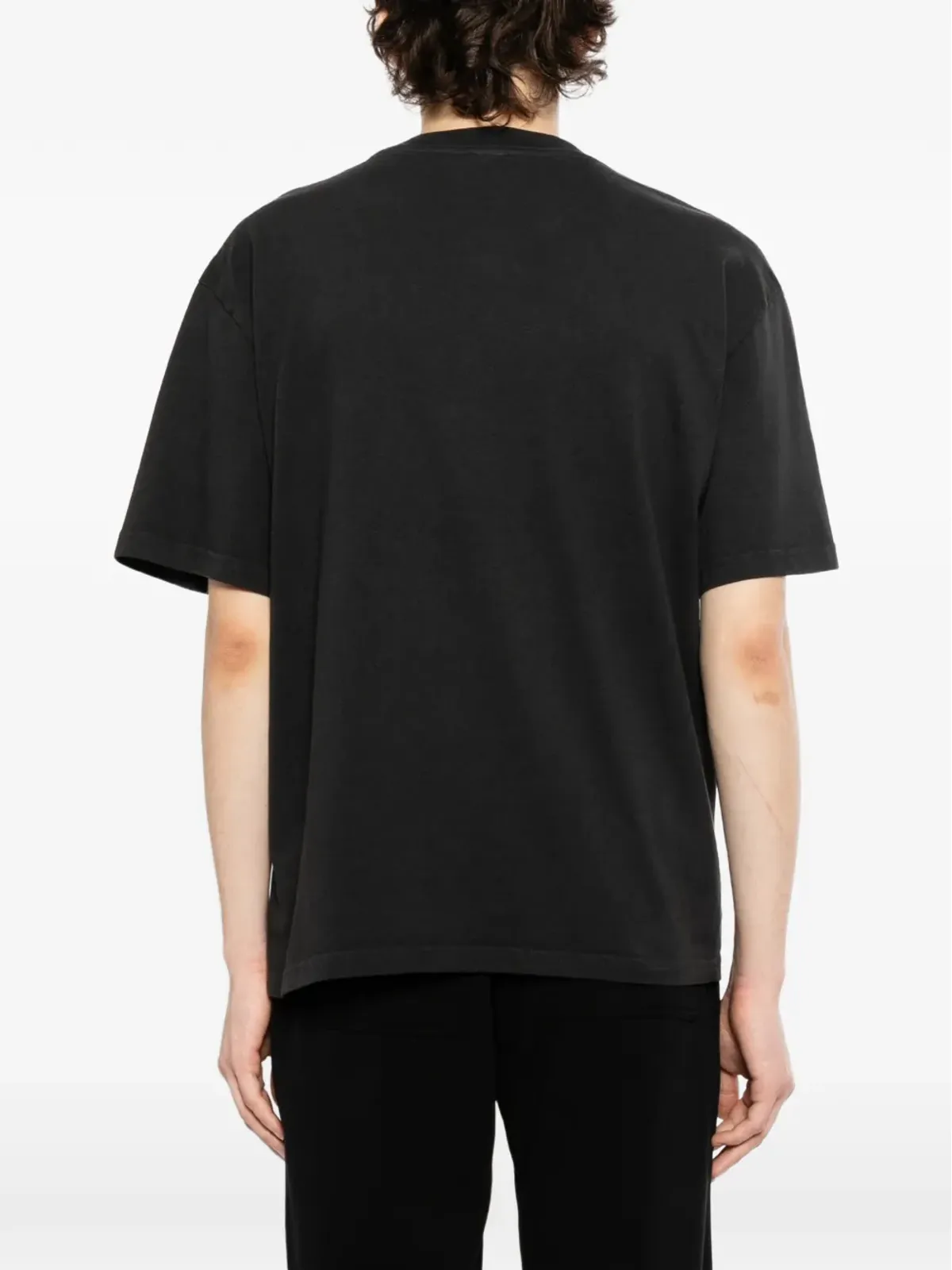 Melt 黒のスカルグラフィックTシャツ - 画像4