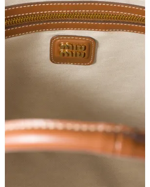 Miu Miu Ivy キャンバスとレザーバッグ - サムネイル5
