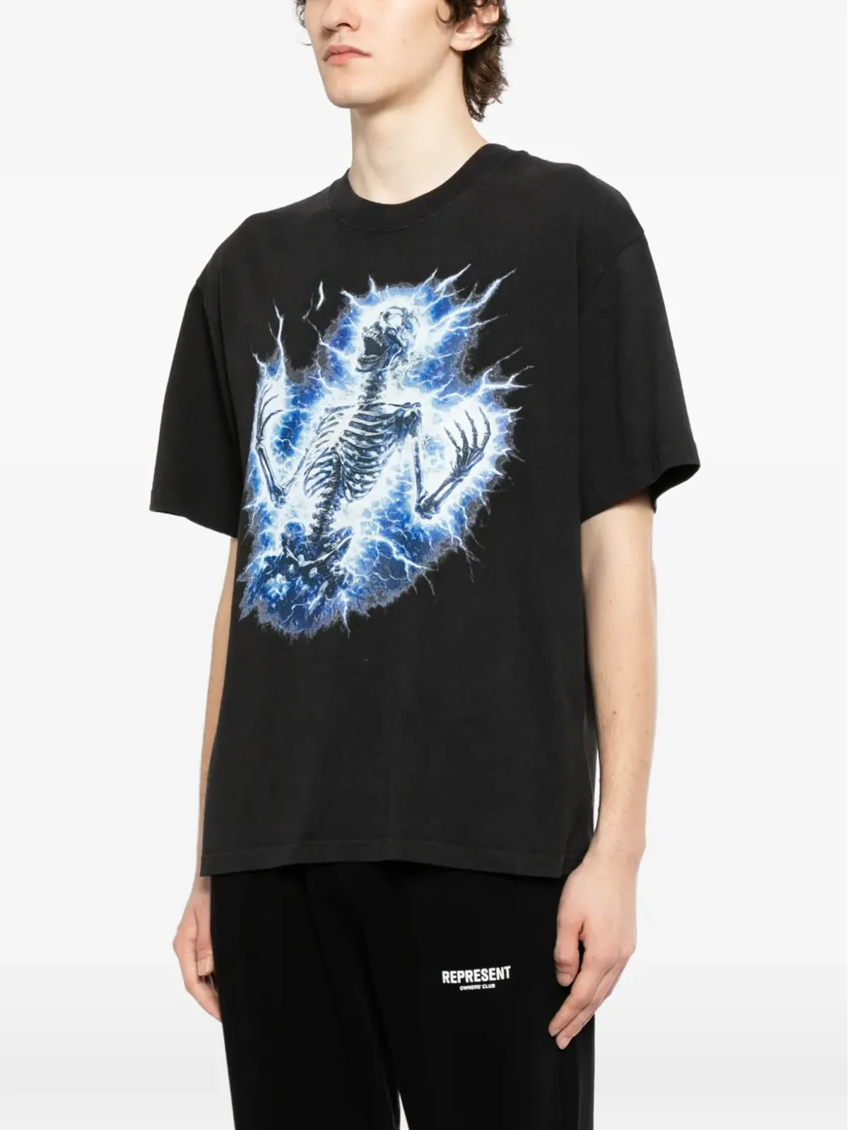 Melt スケルトンプリントTシャツ - 画像3