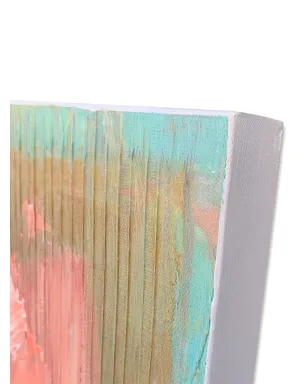 AGAVE QUADRI Avril 絵画（木製フレーム付き）- ブルー - サムネイル2