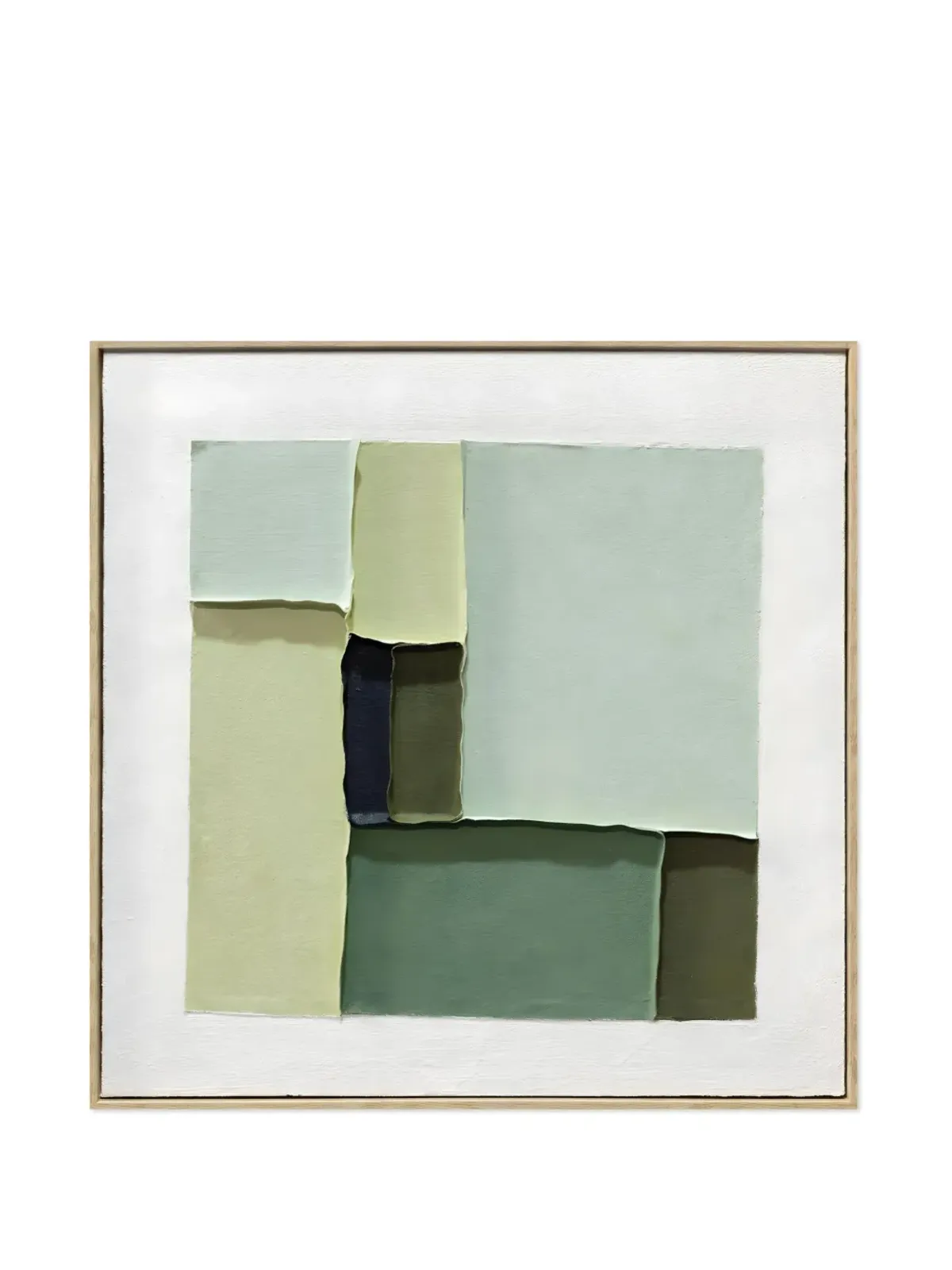 AGAVE QUADRI Sylva 木製フレーム入り絵画 - グリーン - 画像1