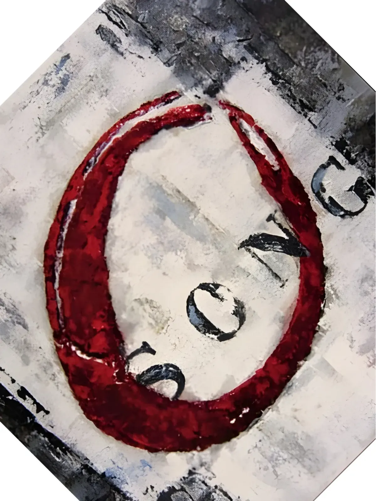 AGAVE QUADRI Song painting in wooden frame - White - 画像2