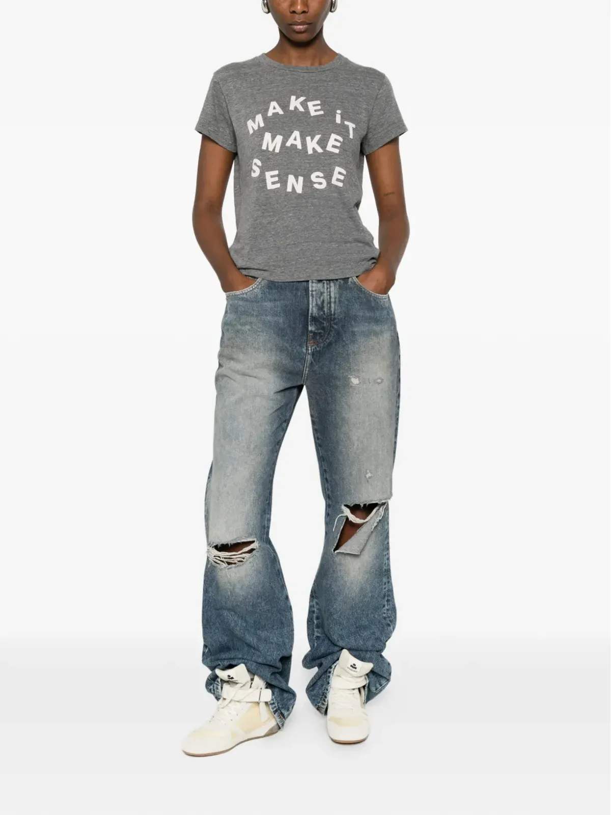 MOTHER グレーのTシャツ - 画像2