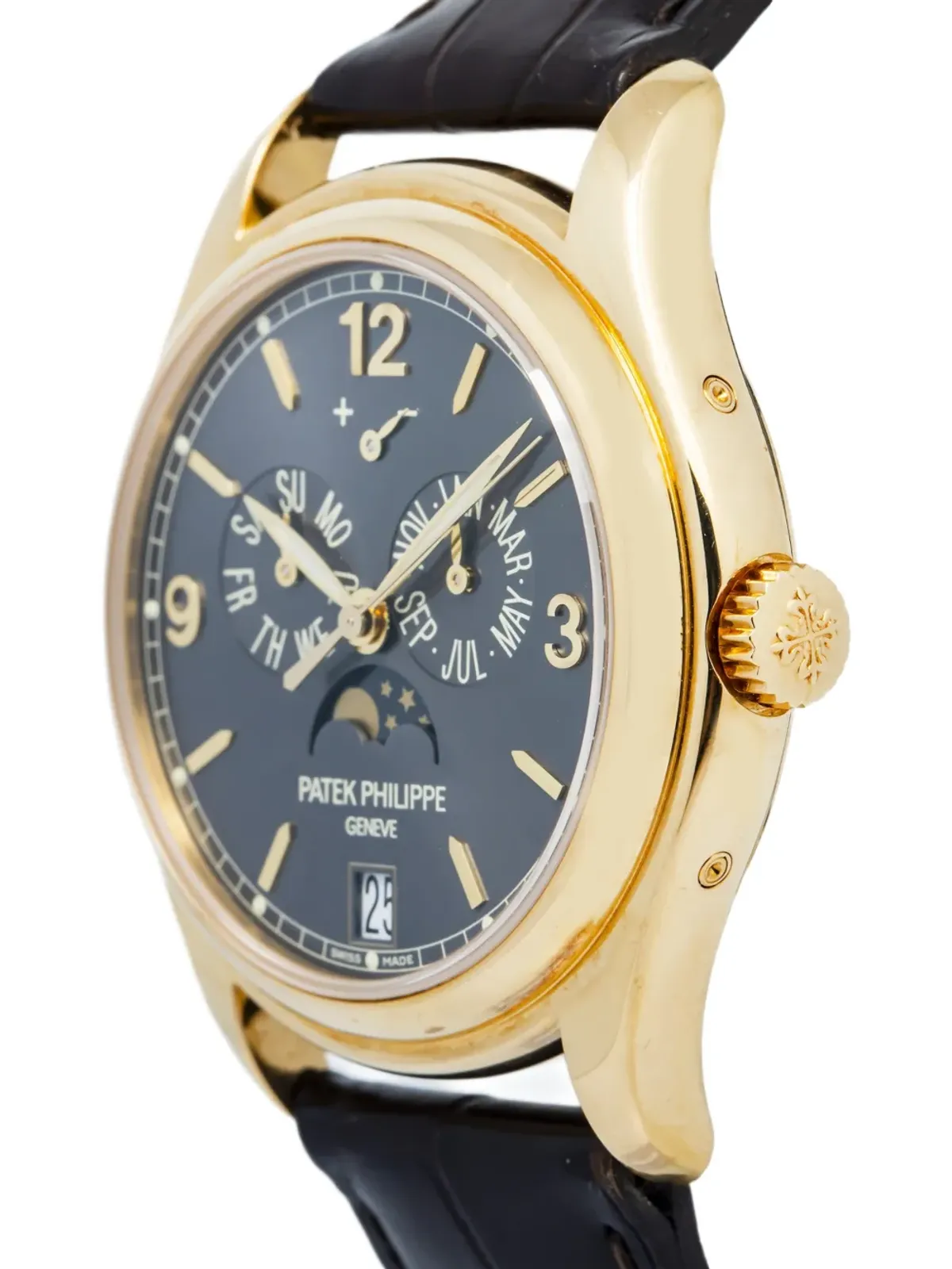 Patek Philippe Pre-Owned アニュアルカレンダー ウォッチ グレー - 画像3