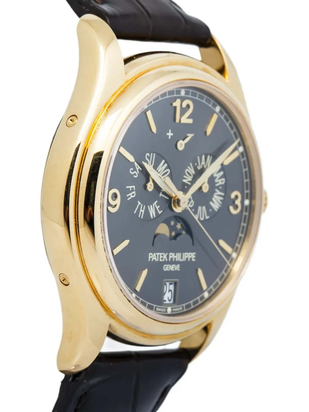 Patek Philippe Pre-Owned アニュアルカレンダー ウォッチ グレー - 画像4