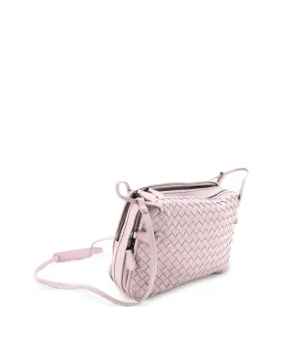 Bottega Veneta ビンテージ ダブルジップ ノディーニ イントレッチァート ナパ クロスボディバッグ - ピンク - サムネイル3