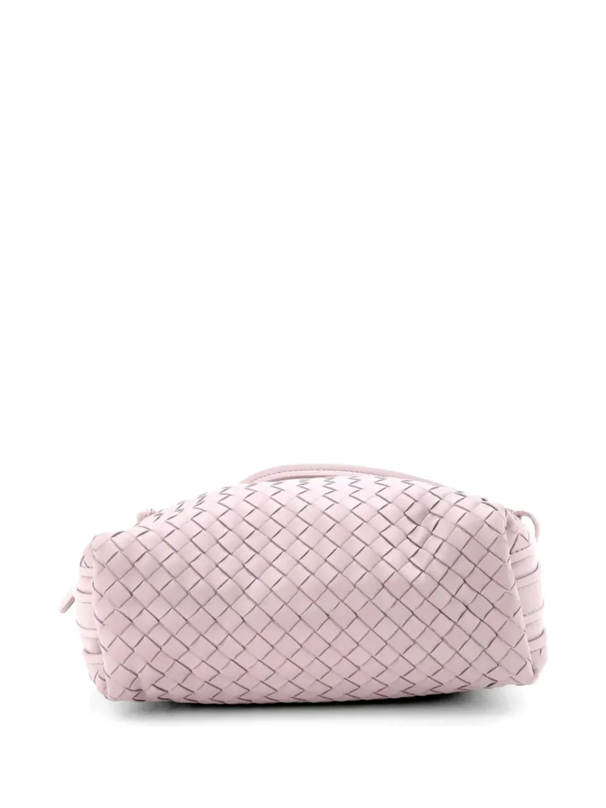 Bottega Veneta ビンテージ ダブルジップ ノディーニ イントレッチァート ナパ クロスボディバッグ - ピンク - 画像4