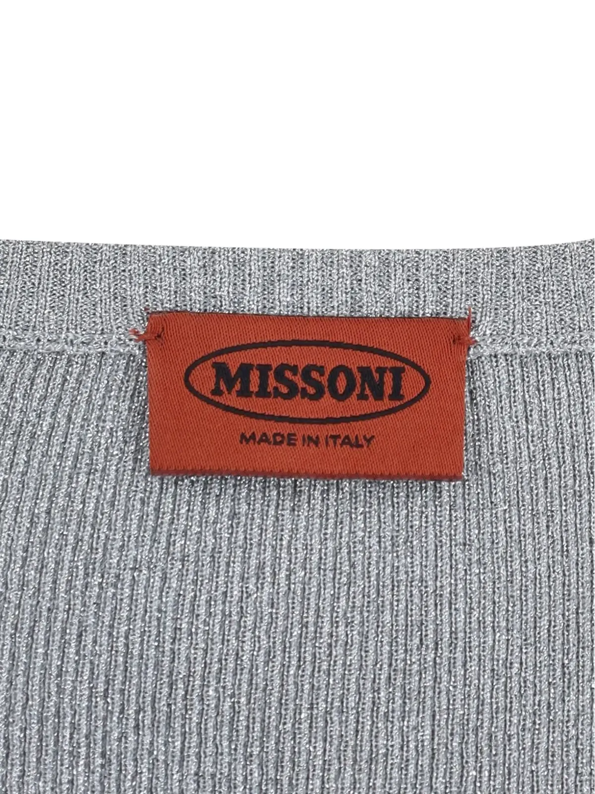 M Missoni Vintage プリーツ 半袖 ミディドレス - グレー - 画像4