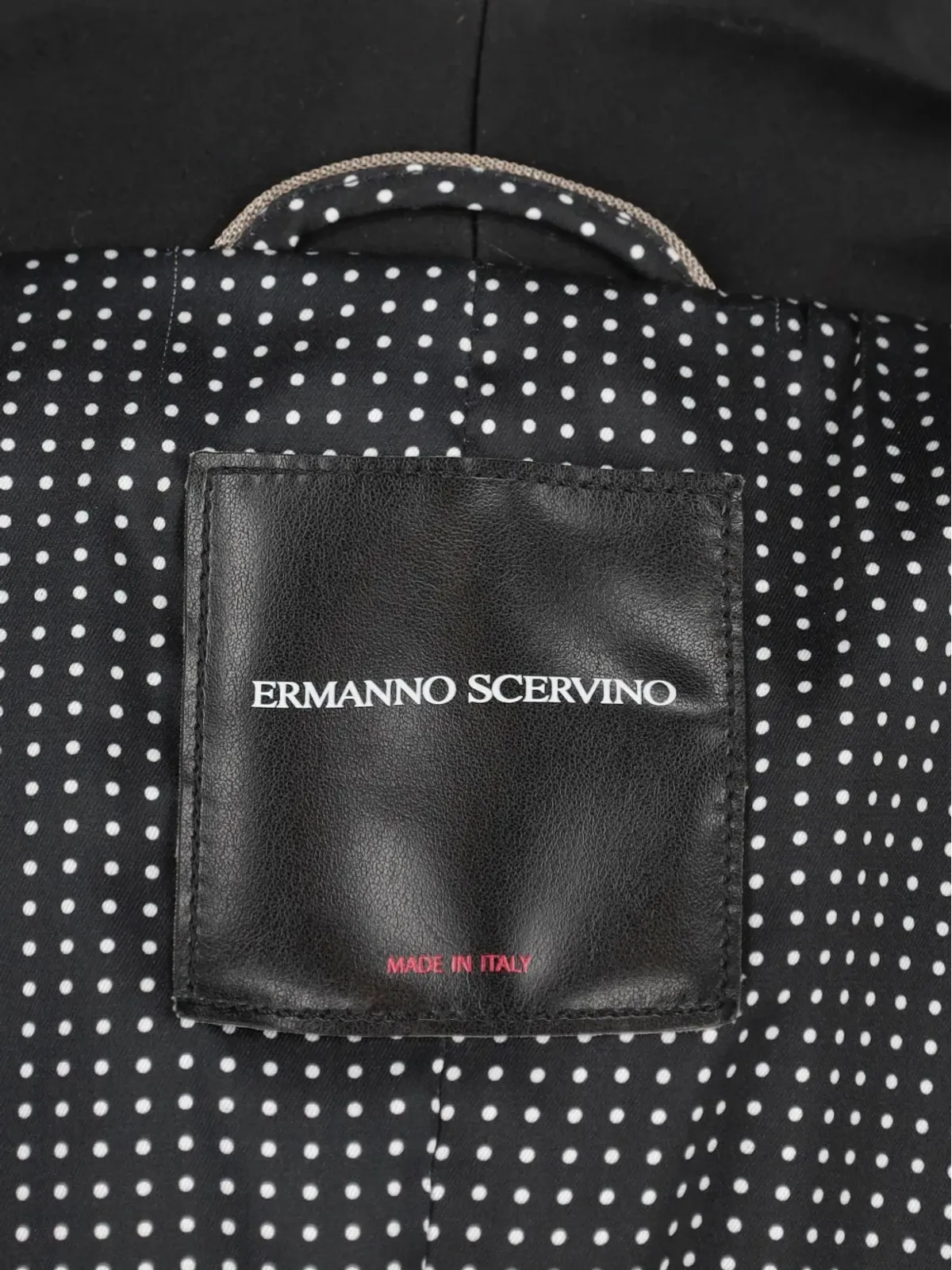 Ermanno Scervino Vintage ダブルブレスト・フェイクレザージャケット ブラック - 画像4