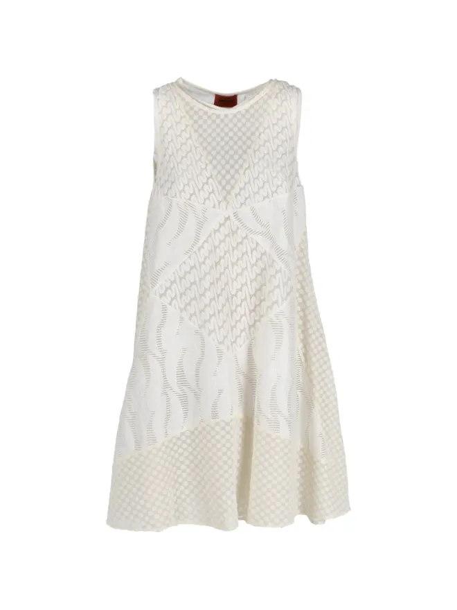 M Missoni Vintage M Missoni Vintage ジャカード柄ミニドレスの商品画像
