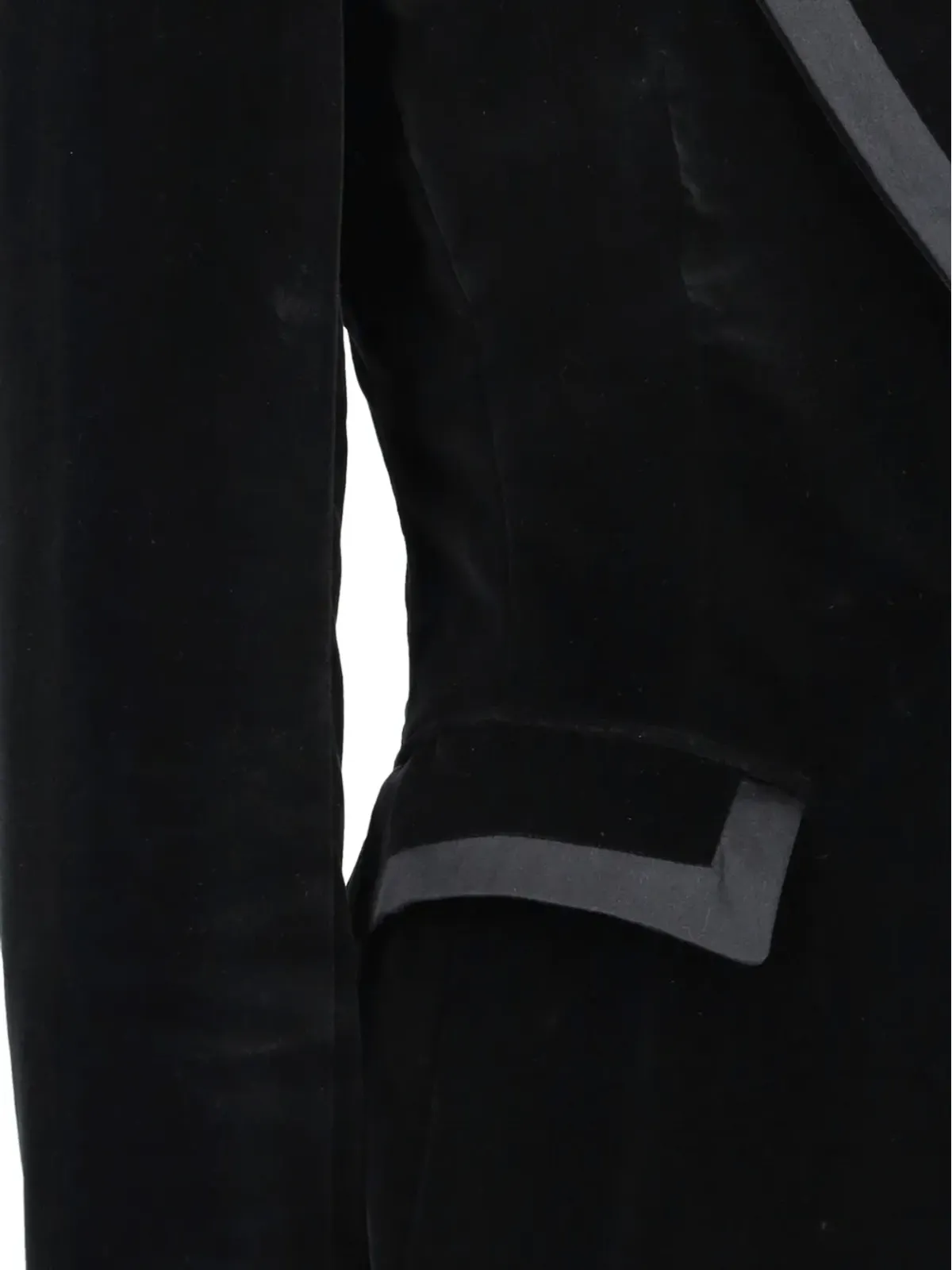 Ermanno Scervino Vintage velvet trim jacket - Black - 画像3