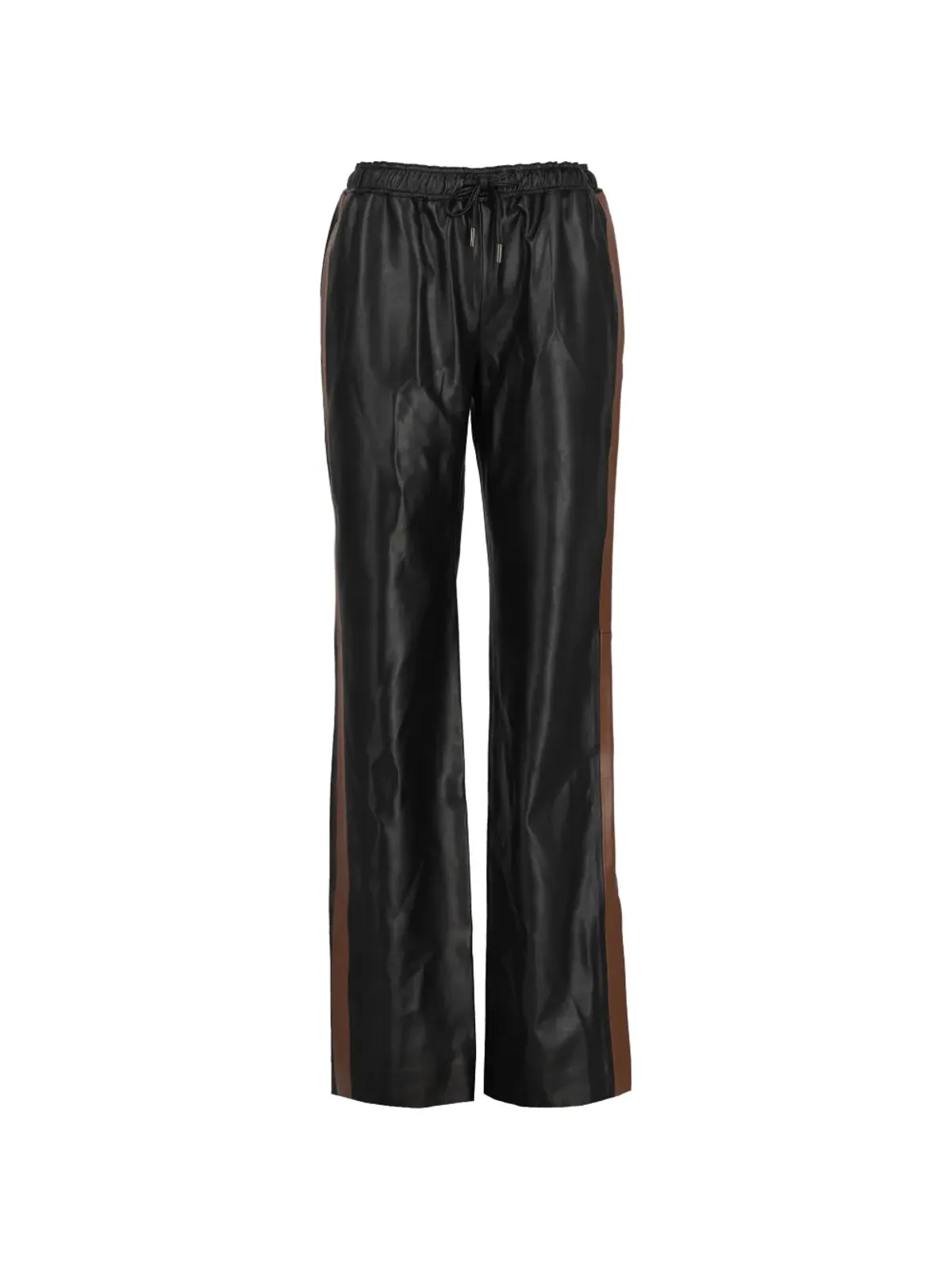Ermanno Scervino Vintage faux-leather trousers - Black - 画像1