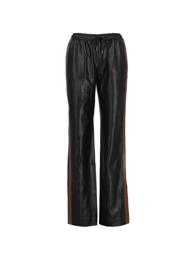 Ermanno Scervino Vintage Ermanno Scervino Vintage faux-leather trousers - Blackの商品画像