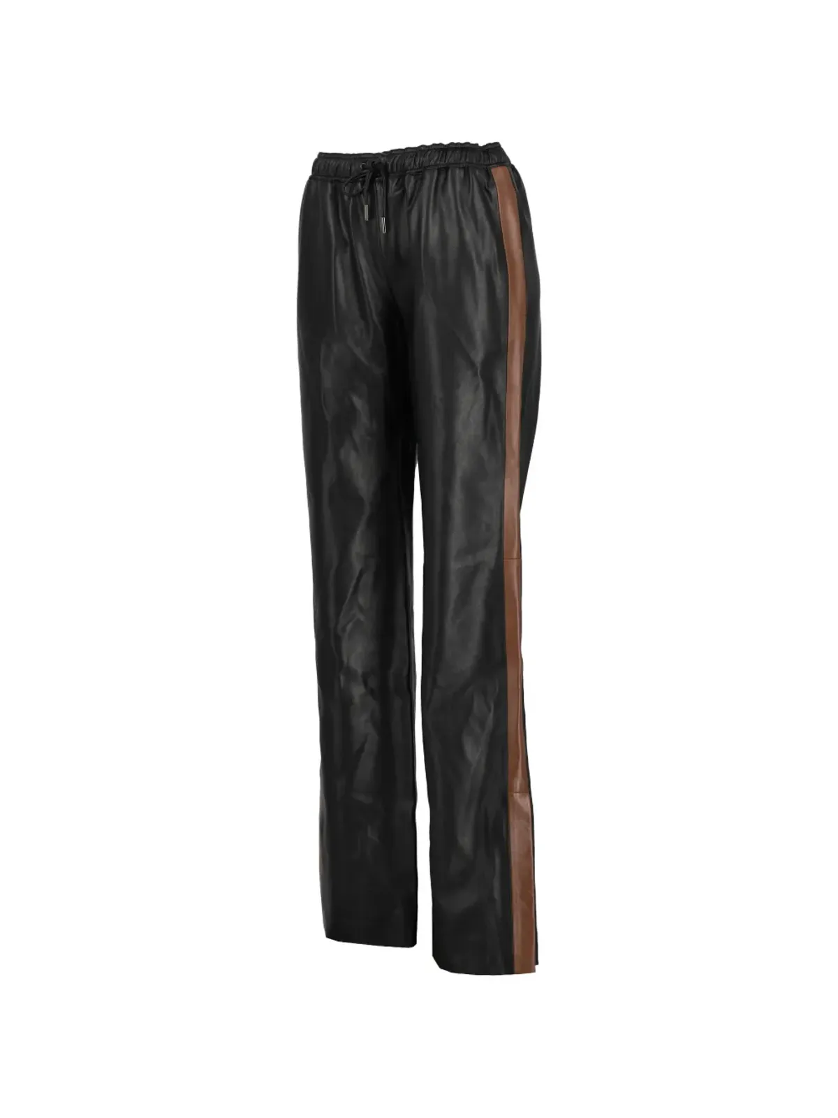Ermanno Scervino Vintage faux-leather trousers - Black - 画像3