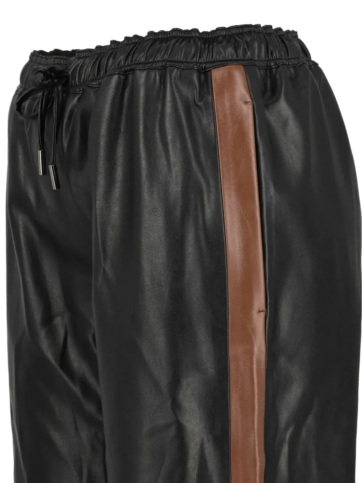 Ermanno Scervino Vintage faux-leather trousers - Black - 画像4