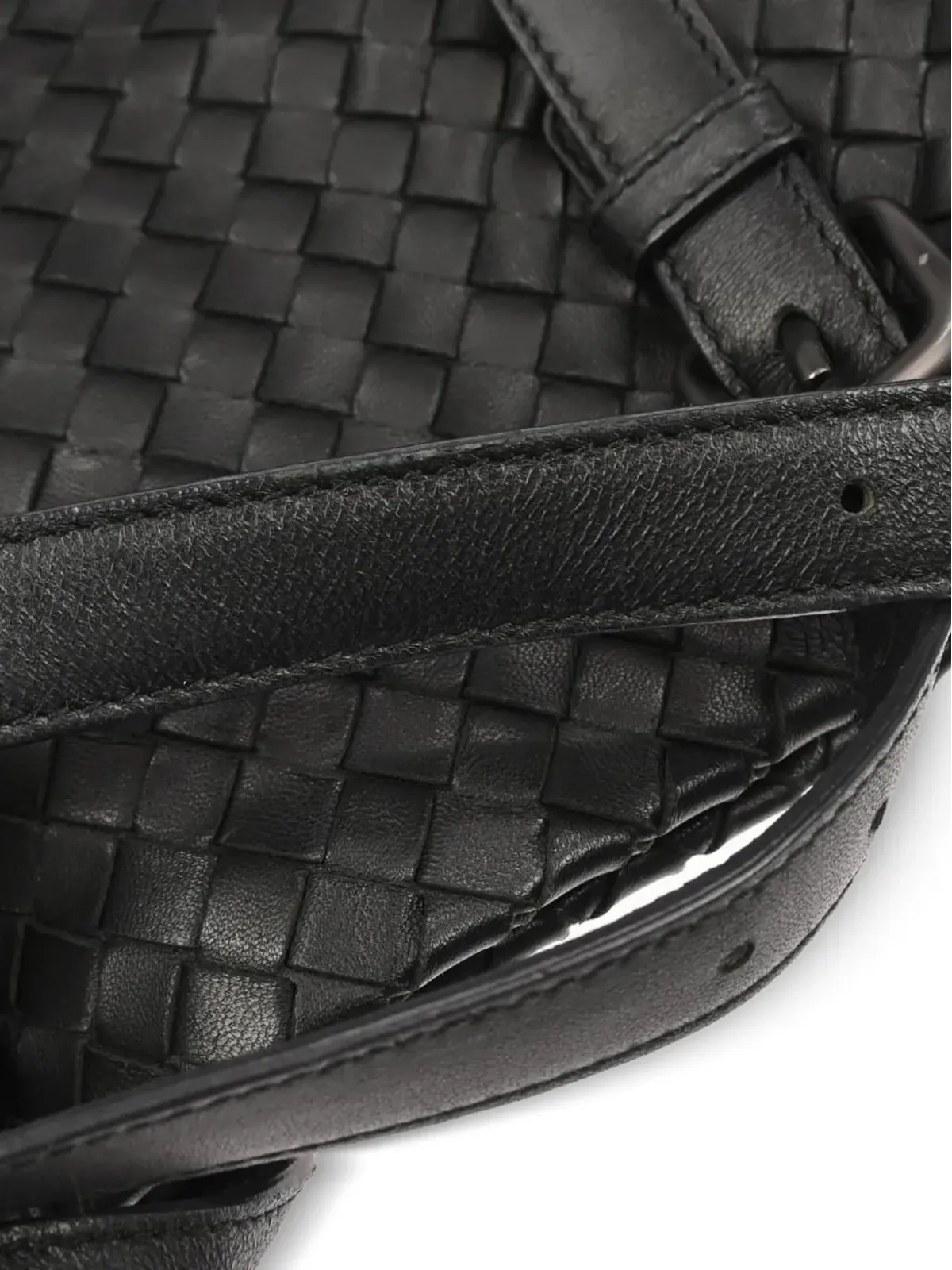 Bottega Veneta ビンテージ 2011 Intrecciato ハンドバッグ - ブラック - 画像3