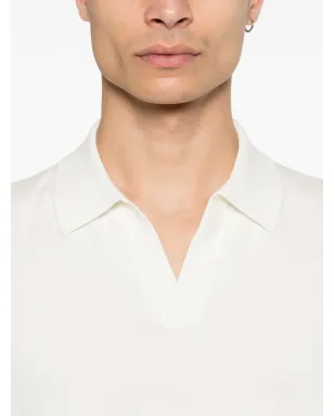 Paolo Pecora ボタンレスTシャツ - White - サムネイル5