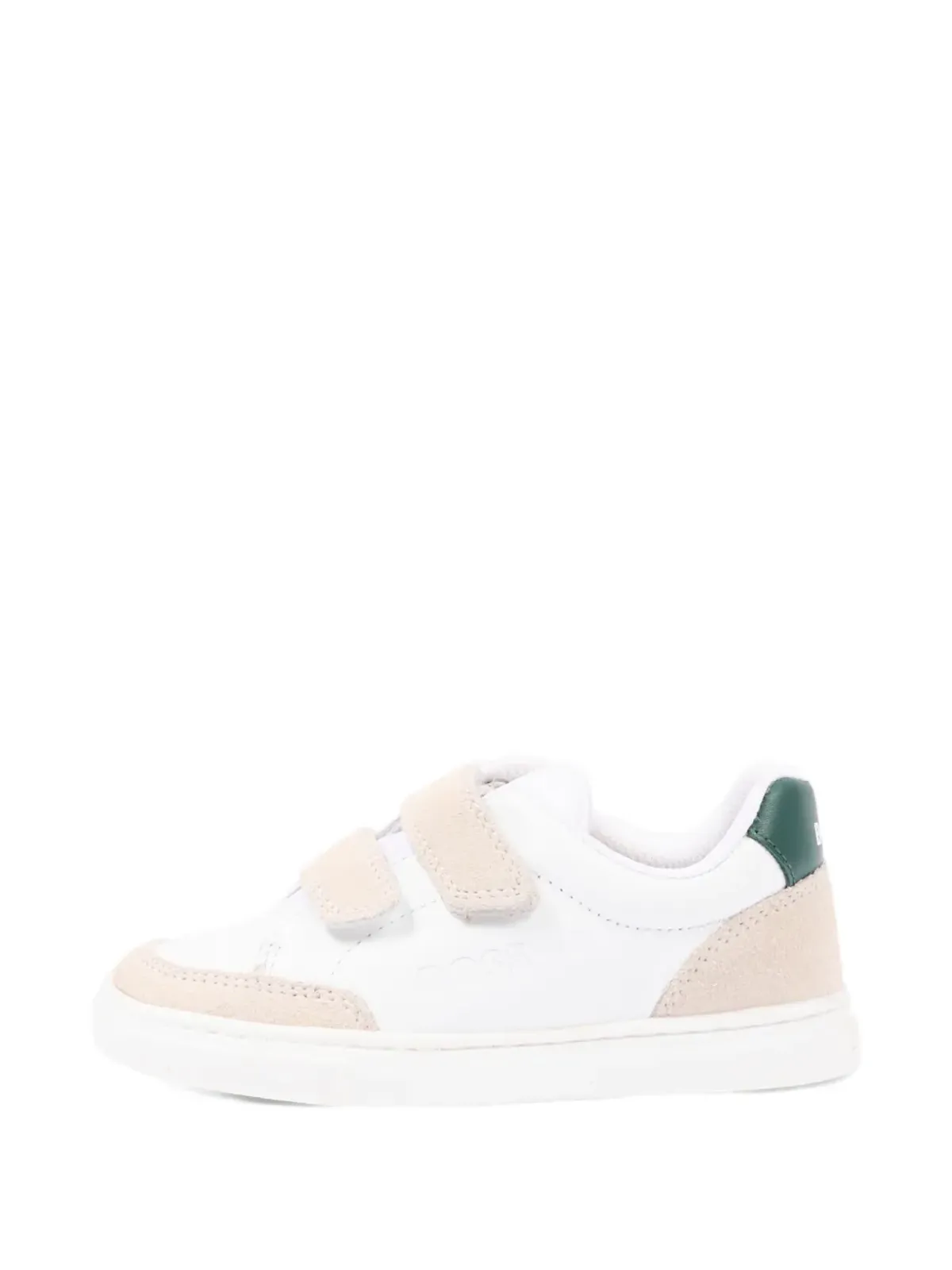 BOSS Kidswear タッチストラップ レザー スニーカー - White - 画像5