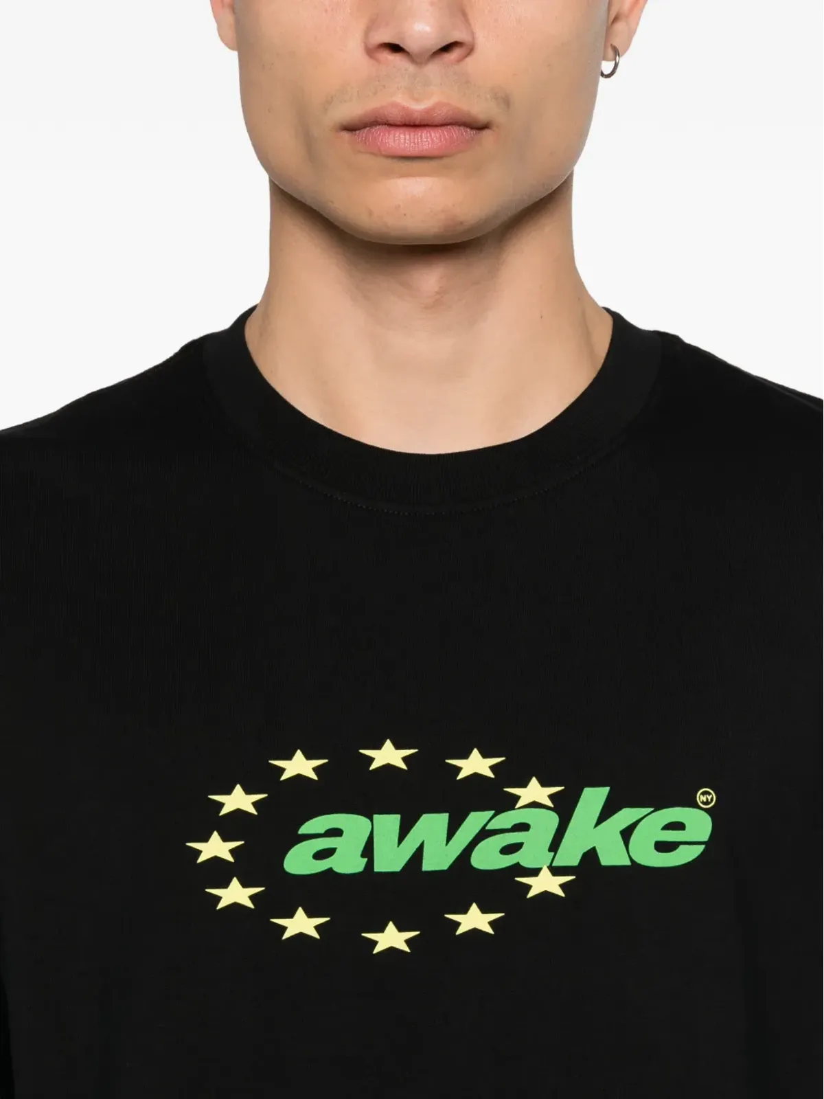 Awake NY スター・パワー ロゴ Tシャツ - 画像5