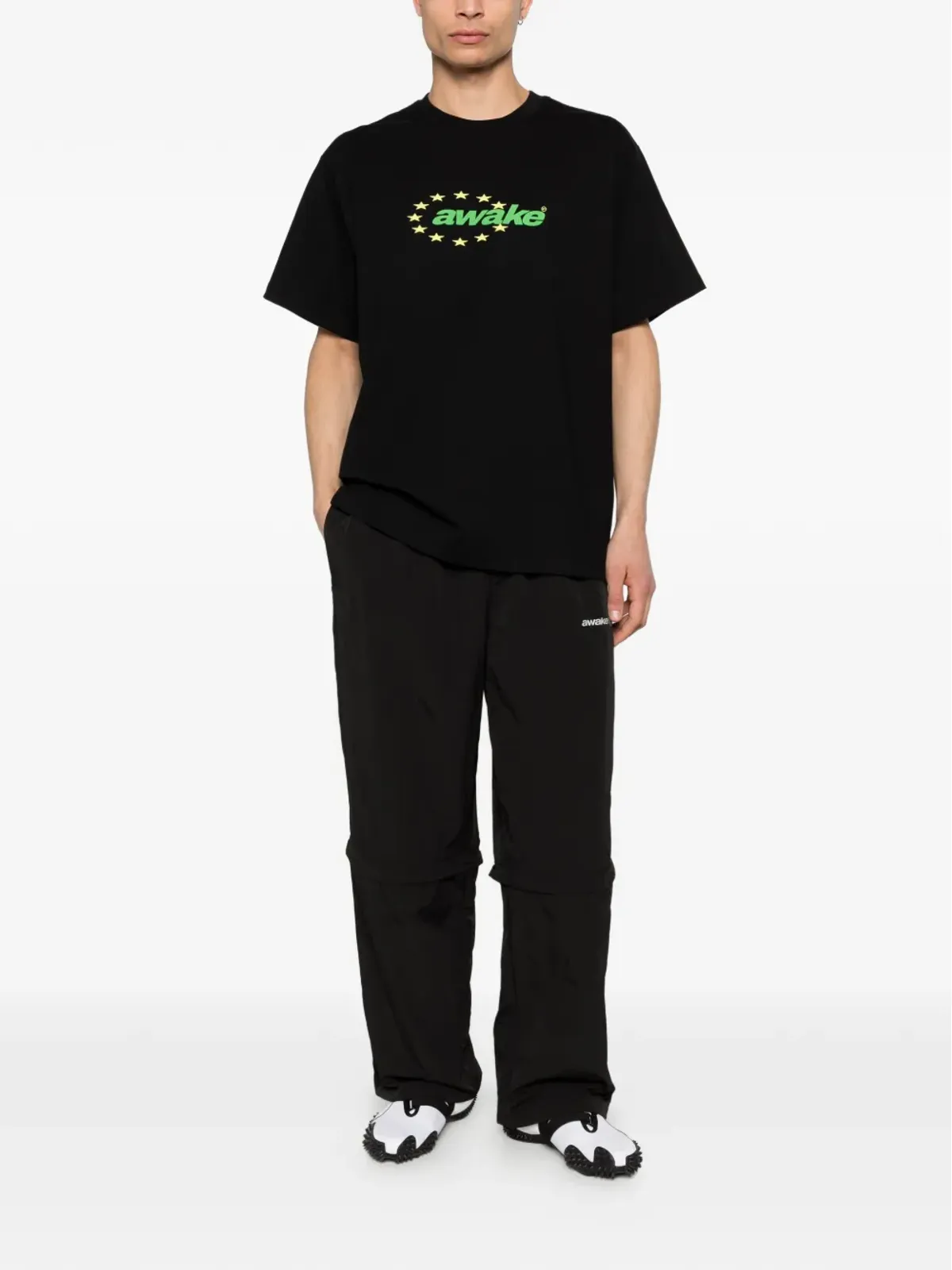 Awake NY スター・パワー ロゴ Tシャツ - 画像2