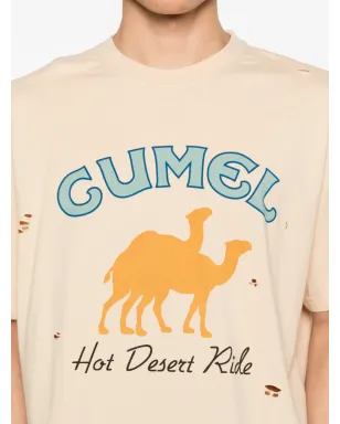 CARNE BOLLENTE Cumel グラフィック・ダメージ加工Tシャツ - サムネイル5