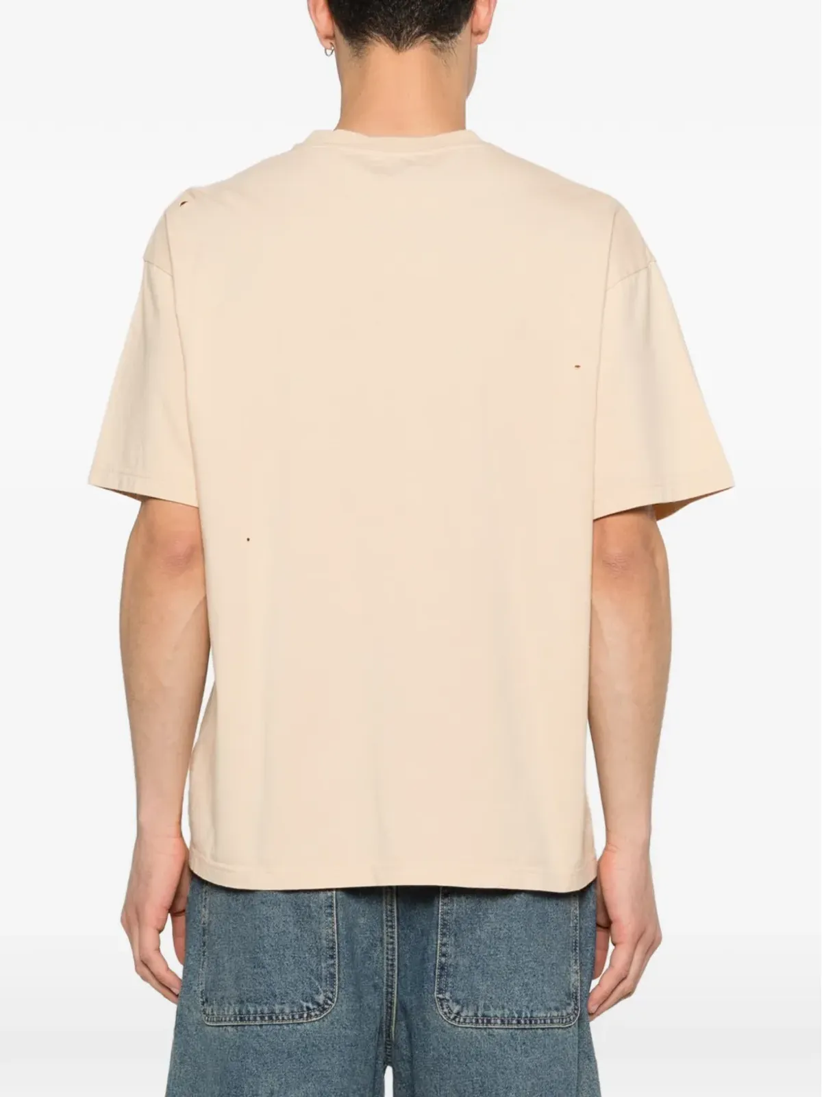 CARNE BOLLENTE Cumel グラフィック・ダメージ加工Tシャツ - 画像4