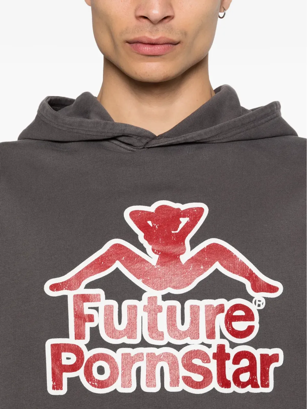 CARNE BOLLENTE Future Pornstar プリント フーディー - 画像5