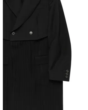 Noir Kei Ninomiya プリーツ ダブルブレスト コート - サムネイル2