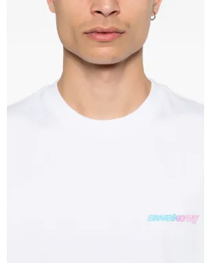 Awake NY グラデーションスポーツTシャツ - ホワイト - サムネイル5