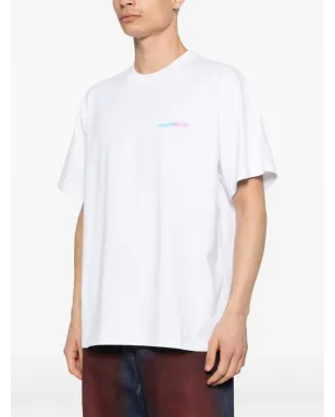 Awake NY グラデーションスポーツTシャツ - ホワイト - サムネイル3