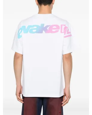 Awake NY グラデーションスポーツTシャツ - ホワイト - サムネイル4