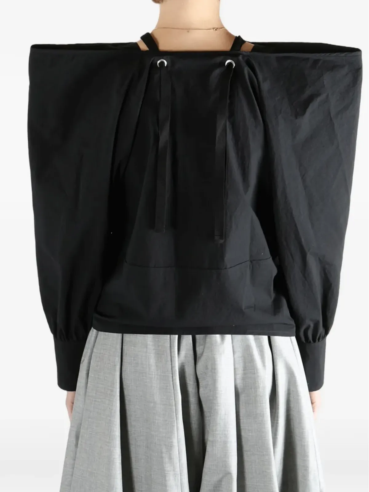 Comme des Garçons TAO 花刺繍の襟付きシャツ - 画像5