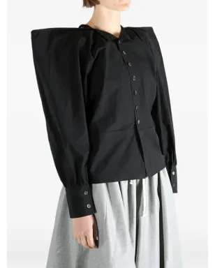 Comme des Garçons TAO 花刺繍の襟付きシャツ - サムネイル4