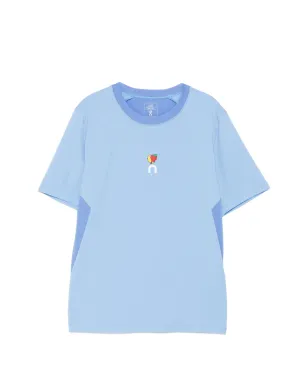 On ラウンドネック ロゴTシャツ（ブルー） - サムネイル1