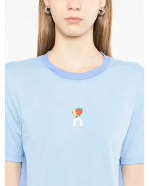 On ラウンドネック ロゴTシャツ（ブルー） - サムネイル5