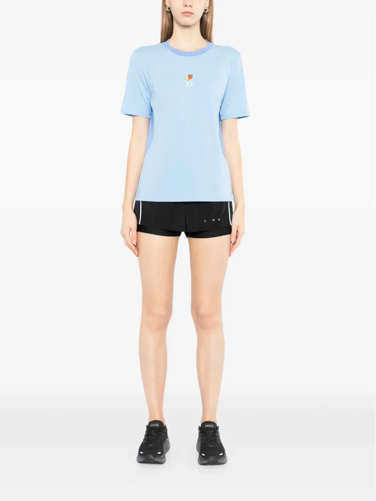 On ラウンドネック ロゴTシャツ（ブルー） - 画像2