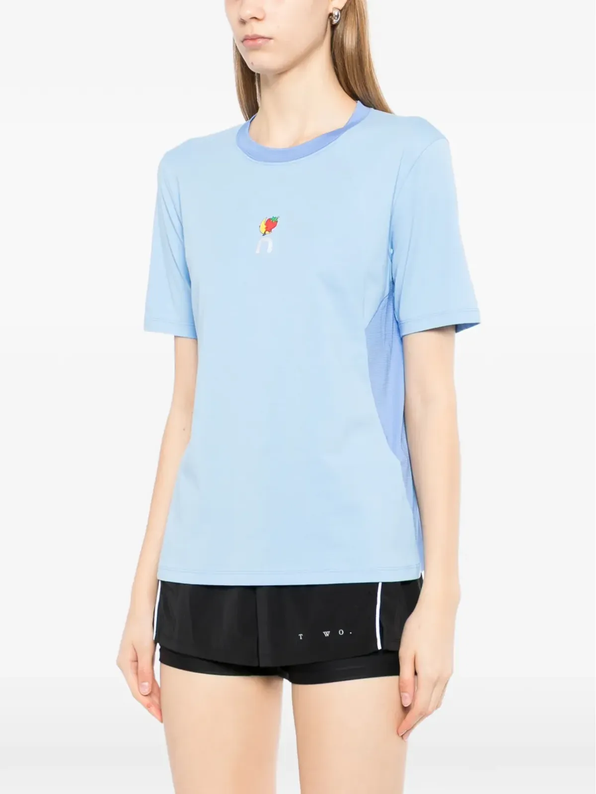 On ラウンドネック ロゴTシャツ（ブルー） - 画像3