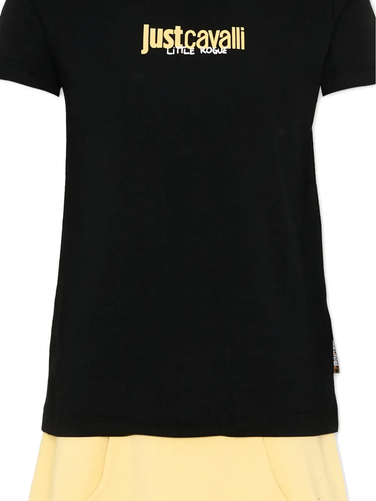 Just Cavalli Kids ショートスリーブTシャツドレス - ブラック - 画像3