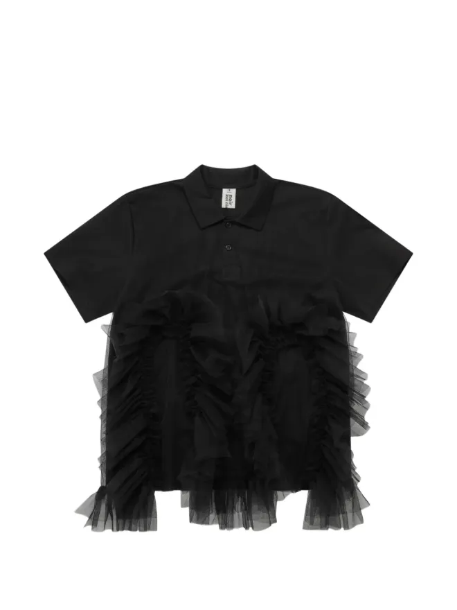 Noir Kei Ninomiya Noir Kei Ninomiya フリル付きチュールディテールシャツの商品画像
