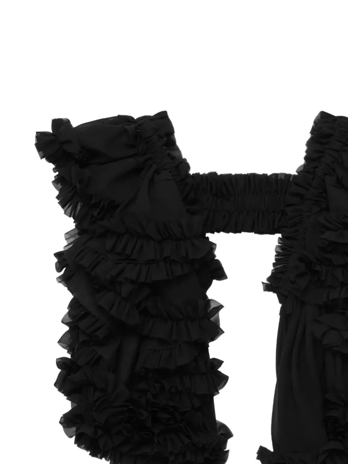 Noir Kei Ninomiya フリル付きジレ - 画像2