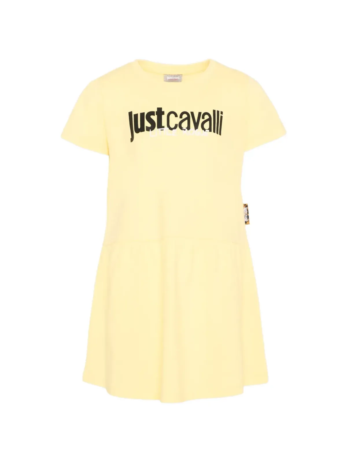 Just Cavalli Kids ロゴプリント半袖ドレス - 画像1