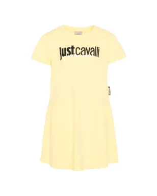 Just Cavalli Kids ロゴプリント半袖ドレス - サムネイル1