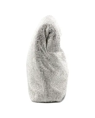 TWENTY FOURHAITCH Varadero embellished clutch bag - Silver - サムネイル4