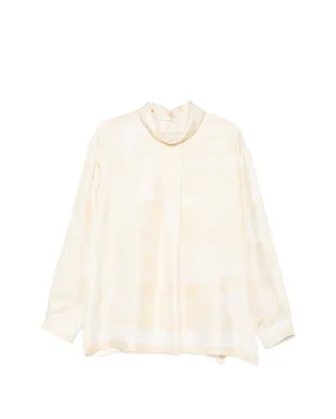 Carven 柄入りハイネックブラウス - サムネイル1
